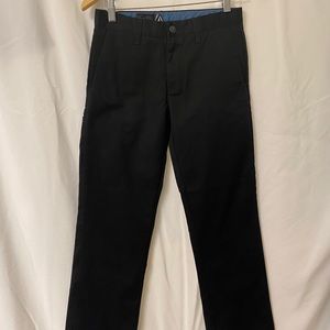 Volcom black pants.